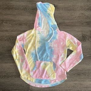Southern Spirit rainbow tie dye hoodie sweatshirt